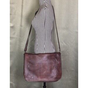 Scully Messenger Bag Brief Case 100% Leather Brown NEW!
